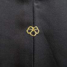 Load image into Gallery viewer, Haori Jacket Black Fully Embroidered Branch Silk #10814E1
