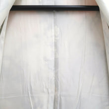 Load image into Gallery viewer, Furisode Black Plum blossom Yamato Tall Silk #10554B4
