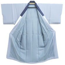 Load image into Gallery viewer, Men&#39;s Juban Blueish Gray Landscape Silk #10449A4
