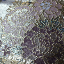 Load image into Gallery viewer, BB10086AF Silk Obi Fabric Phoenix Gold Beige 50.0x10.6in(127x27cm)
