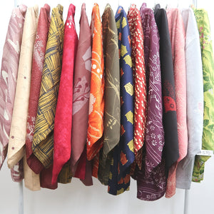 Bundle 15pcs Silk Haori Jacket Wholesale Bulk Free Shipping #570