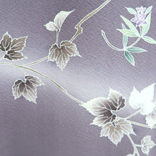 Load image into Gallery viewer, Furisode Pale Purple Ivy Bellflower Silk #9688J4
