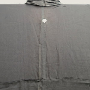 Tomesode Vintage(1920-1950) Black Crane Birds Hand painted Silk #10494B1