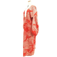 Load image into Gallery viewer, Juban Vintage(1920-1950) Red Crane Birds Silk #10367F4
