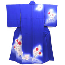 Load image into Gallery viewer, Kimono Blue Rose Silk #10534B3
