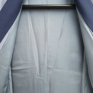 Men's Juban Blueish Gray Landscape Silk #10449A4