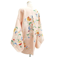 Load image into Gallery viewer, Haori Jacket Pale Pink Chrysanthemum Silk #10855E3
