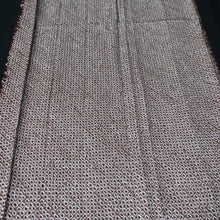 Load image into Gallery viewer, KK1386B7 Silk Kimono Fabric Vintage(1950-1980) Shibori Brown 79.9x10.2in(203x26cm)
