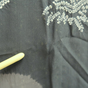Men's Juban Vintage(1950-1980) Dark Gray Gray Dragon Silk #10295E5