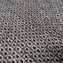 Load image into Gallery viewer, KK1386B7 Silk Kimono Fabric Vintage(1950-1980) Shibori Brown 79.9x10.2in(203x26cm)

