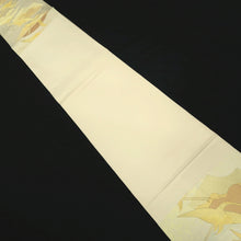 Load image into Gallery viewer, Fukuro Obi Gold Crane Birds Silk BB273V5

