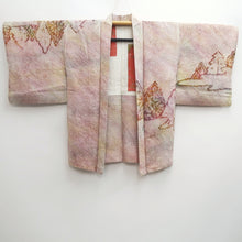 Load image into Gallery viewer, Haori Jacket Vintage(1950-1980) Pale Pink Shibori Tree Silk #10023C4
