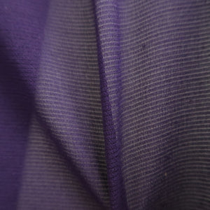 Haori Jacket Vintage(1950-1980) Purple See-Through Silk #10232E2