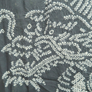 Men's Juban Vintage(1950-1980) Dark Gray Gray Dragon Silk #10295E5