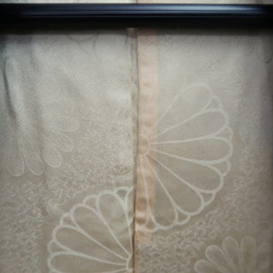 Haori Jacket Vintage(1950-1980) Black Gold Silver Mountain Silk #10083D1