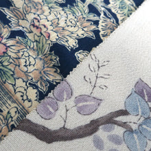 Load image into Gallery viewer, CC1009C1 Silk 8pcs Bundle Kimono Fabric Blue Green 68.9x4.7in(175x12cm)
