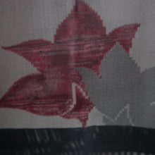 Load image into Gallery viewer, Haori Jacket Vintage(1950-1980) Black Red See-Through Flower Silk #10634C4
