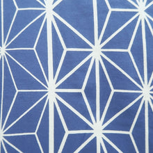 Load image into Gallery viewer, Yukata Vintage(1950-1980) Blue Asanoha Cotton #10758D3
