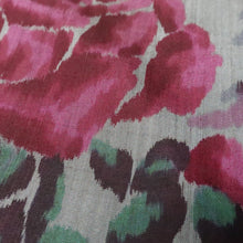 Load image into Gallery viewer, KK1511A2 Silk Kimono Fabric Vintage(1920-1950) Meisen Gray 56.3x12.6in(143x32cm)
