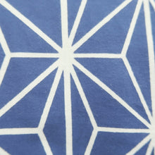 Load image into Gallery viewer, Yukata Vintage(1950-1980) Blue Asanoha Cotton #10758D3
