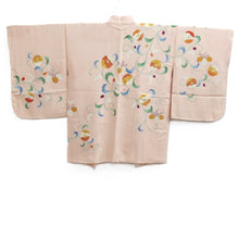 Load image into Gallery viewer, Haori Jacket Pale Pink Chrysanthemum Silk #10855E3
