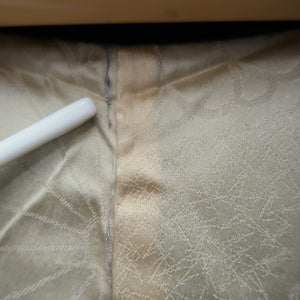 Haori Jacket Vintage(1950-1980) Black Gold Silver Mountain Silk #10083D1