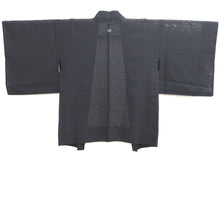 Load image into Gallery viewer, Haori Jacket Vintage(1950-1980) Black Sheer Abstract art Silk #10975F3

