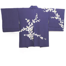 Load image into Gallery viewer, Haori Jacket Vintage(1950-1980) Purple Chrysanthemum Silk #10584C1
