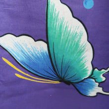 Load image into Gallery viewer, Yukata Purple Butterfly Cotton #9912B4
