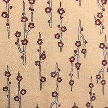 Load image into Gallery viewer, Haori Jacket Vintage(1950-1980) Apricot beige Plum blossom Branch Silk #10844E2
