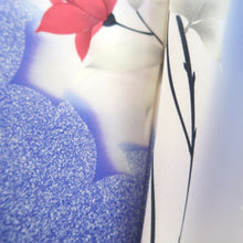 Load image into Gallery viewer, Kimono Blue Rose Silk #10534B3
