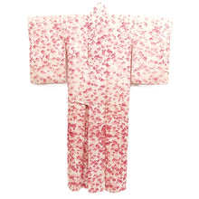 Load image into Gallery viewer, Kimono Pearl white Plum blossom Silk #10524B2
