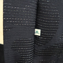 Load image into Gallery viewer, Haori Jacket Vintage(1950-1980) Black Silver Karakusa Silk #10985F4
