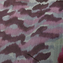 Load image into Gallery viewer, KK1512A2 Silk Kimono Fabric Vintage(1920-1950) Meisen Gray 55.5x13.0in(141x33cm)
