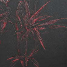 Load image into Gallery viewer, Haori Jacket Vintage(1950-1980) Black Botanical Silk #11065A4
