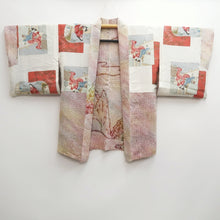 Load image into Gallery viewer, Haori Jacket Vintage(1950-1980) Pale Pink Shibori Tree Silk #10023C4
