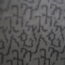 Load image into Gallery viewer, Haori Jacket Vintage(1950-1980) Black Sheer Abstract art Silk #10975F3
