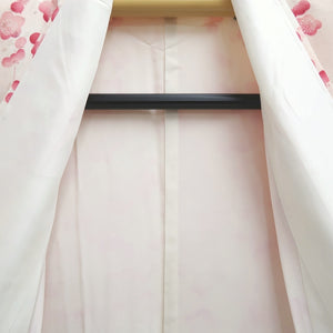 Kimono Pearl white Plum blossom Silk #10524B2