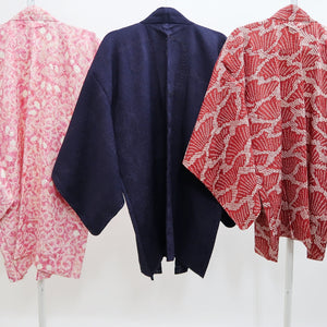 Bundle 12pcs Silk Vintage Full Shibori Haori Wholesale Bulk Free Shipping #619