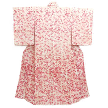 Load image into Gallery viewer, Kimono Pearl white Plum blossom Silk #10524B2
