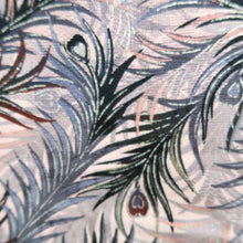 Load image into Gallery viewer, Haori Jacket Vintage(1950-1980) Pink Peacock feather Silk #10674D1
