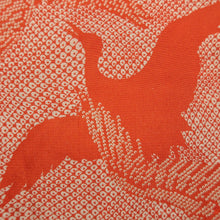 Load image into Gallery viewer, Juban Vintage(1920-1950) Red Crane Birds Silk #10367F4

