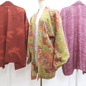 Bundle 15pcs Silk Haori Jacket Wholesale Bulk Free Shipping #542