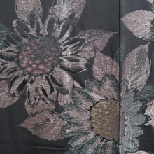 Load image into Gallery viewer, Haori Jacket Vintage(1950-1980) Black Flower Silk #10053C5
