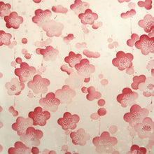 Load image into Gallery viewer, Kimono Pearl white Plum blossom Silk #10524B2
