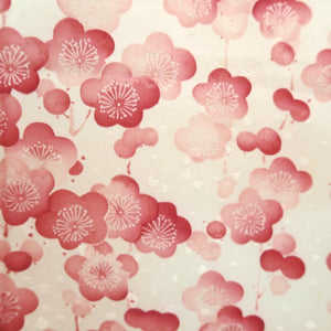 Kimono Pearl white Plum blossom Silk #10524B2