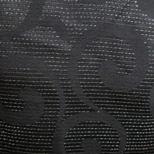 Load image into Gallery viewer, Haori Jacket Vintage(1950-1980) Black Silver Karakusa Silk #10985F4

