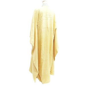 Juban Light Yellow Furisode Mitsuuroko Silk #10518B2