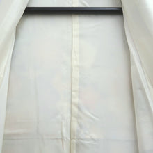 Load image into Gallery viewer, Furisode Blueish Gray Floral pattern Tall Silk #11083A5
