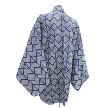 Load image into Gallery viewer, Haori Jacket Vintage(1950-1980) Blue Full Shibori Silk #10806D5
